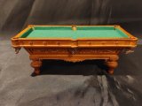 Pool Table & Cue Stand with Access., Walnut