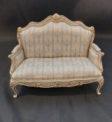 Bergere Settee & 2 Chairs, Handpainted