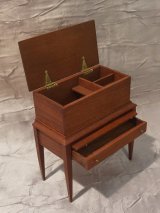 Cellarette with Working Drawer & Shelf, Walnut