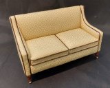 Diane Fauteuil Settee & Chair, Gold