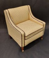 Diane Fauteuil Settee & Chair, Gold