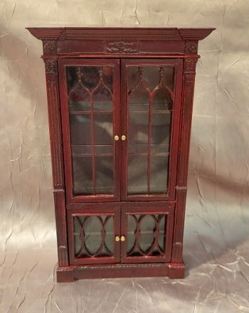 Bookcase or China Display, Mahogany