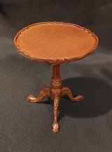 CMS005, Pie Crust Tilt Top Table, New Walnut