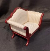 Loveseat & 2 Arm Chairs, Mahogany