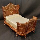 Victorian Bedroom Set, 6pc, Walnut/Gold