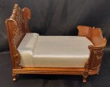 Victorian Bedroom Set, 6pc, Walnut/Gold