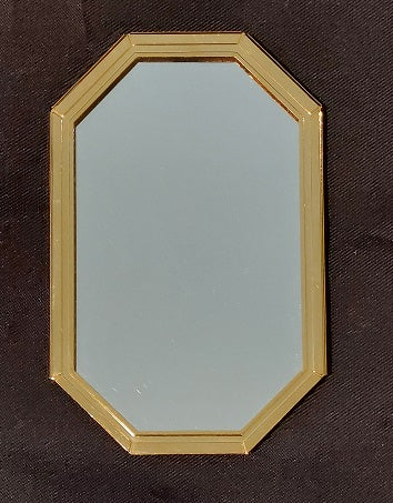 CCLARE03, Octagon Brass Mirror, Clarebell