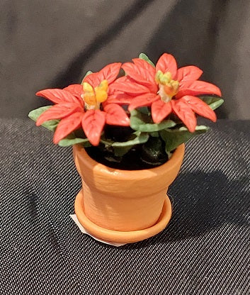 CPM0095, Poinsettia in Pot,Red