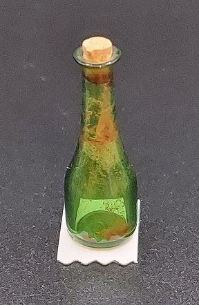 Vintage Bottle with Cork, Glass