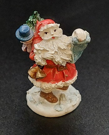 Santa Figurine with Bag of Toys