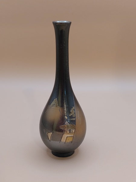 Gooseneck Japanese Vase, Pagoda