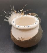 Southwest Pot with Suede Skin