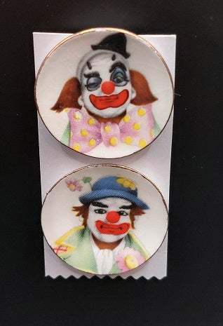 Clown Plates, 2pcs