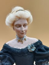 Vintage Doll, Lady in Black Gown