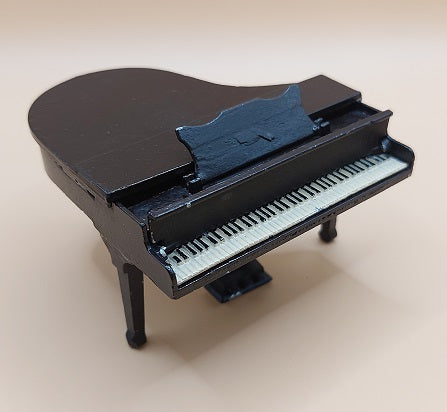 1/2" Scale Tootsie Toy Piano, Brown