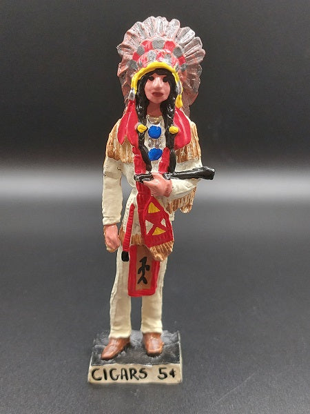 Cigar Store Indian, Hpt Pewter