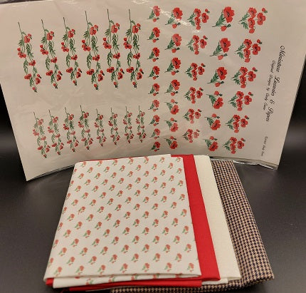 Poppy Decals & Fabric to Match
