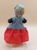 Mrs. Clown Doll with Stand