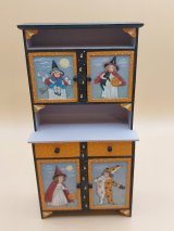 Halloween Cabinet, Handpainted