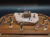 14 Kachina Dolls,Pueblo Diorama