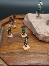 14 Kachina Dolls,Pueblo Diorama