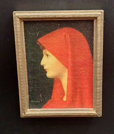 Framed Oil Effect, Fabiola, Lady