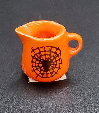 Halloween Orange Pitcher w/ Web