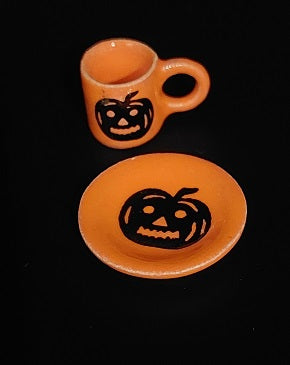 Halloween Mug & Plate, Assorted