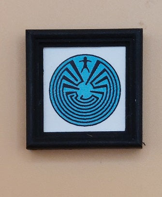 Black Frame Native American Rosette