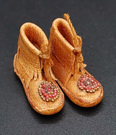 Beaded Moccasins, Handmade