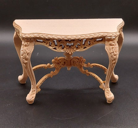 Bombay Fancy Hall Table, Unfinished