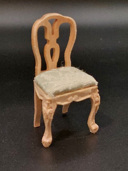 1/2" Scale Queen Anne Side Chair, Unfinished