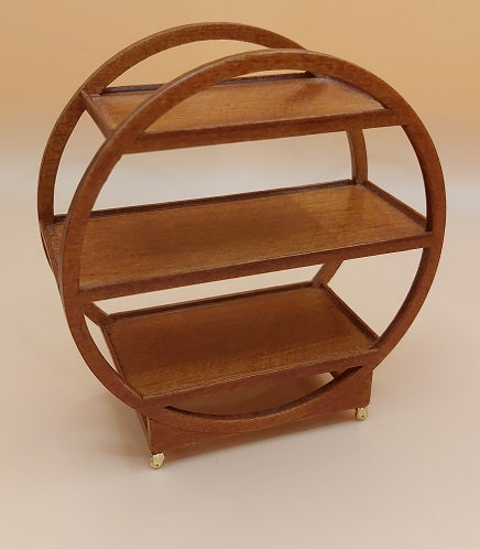 Art Deco Trolly or Display, Walnut