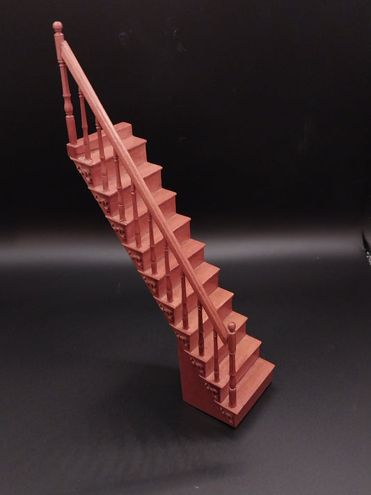 1/2" Scale Space Saver Steps, 7", Walnut