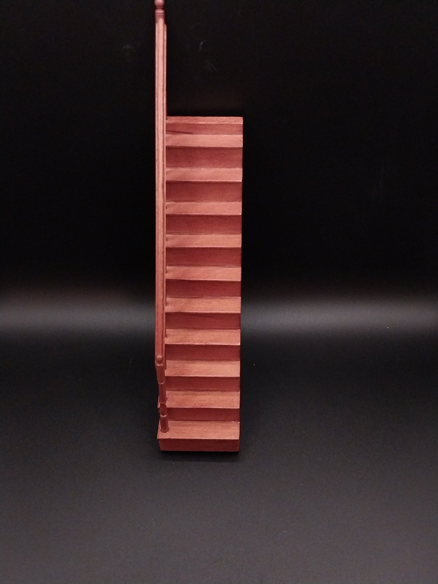 1/2" Scale Space Saver Steps, 8", Walnut