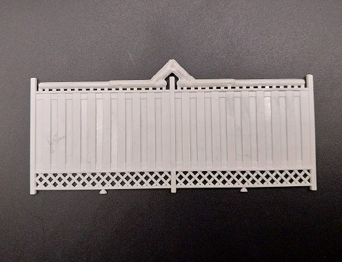 1/4" Scale Fence, Vertical Privacy