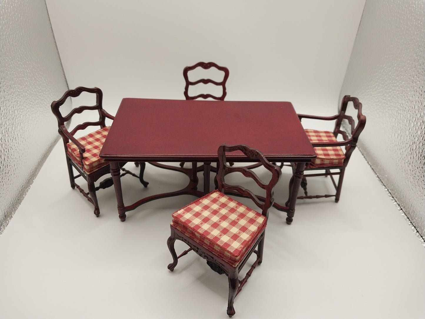 Marne Dining Room Set, Mahogany, 5 Piece