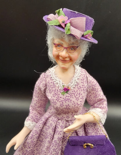 Church Lady in Purple