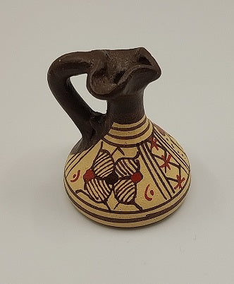 Greek Ceramic Pitcher, Handpainted