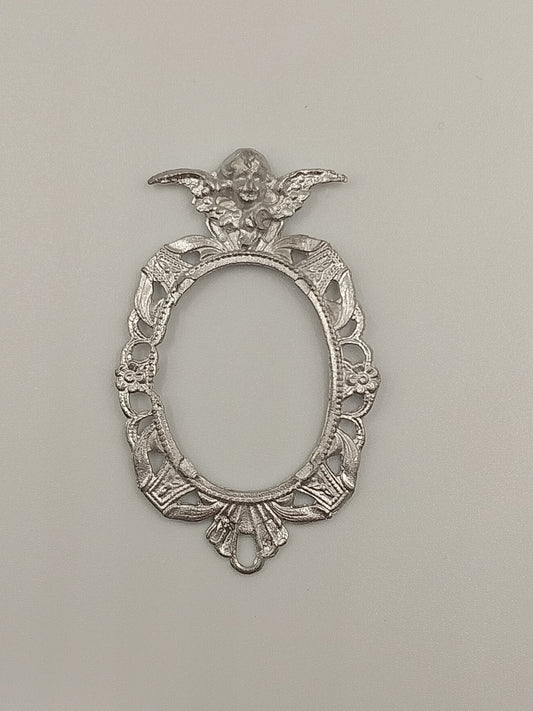 Oval Frame With Cherub