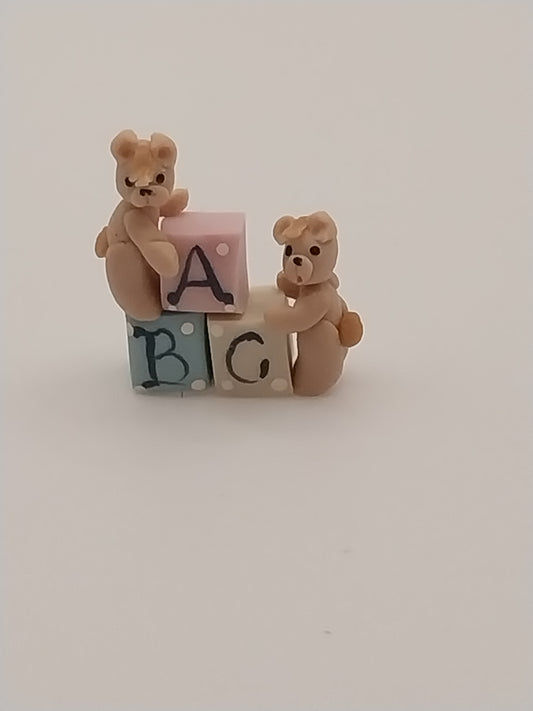 Sculpted Bears & ABC Blocks