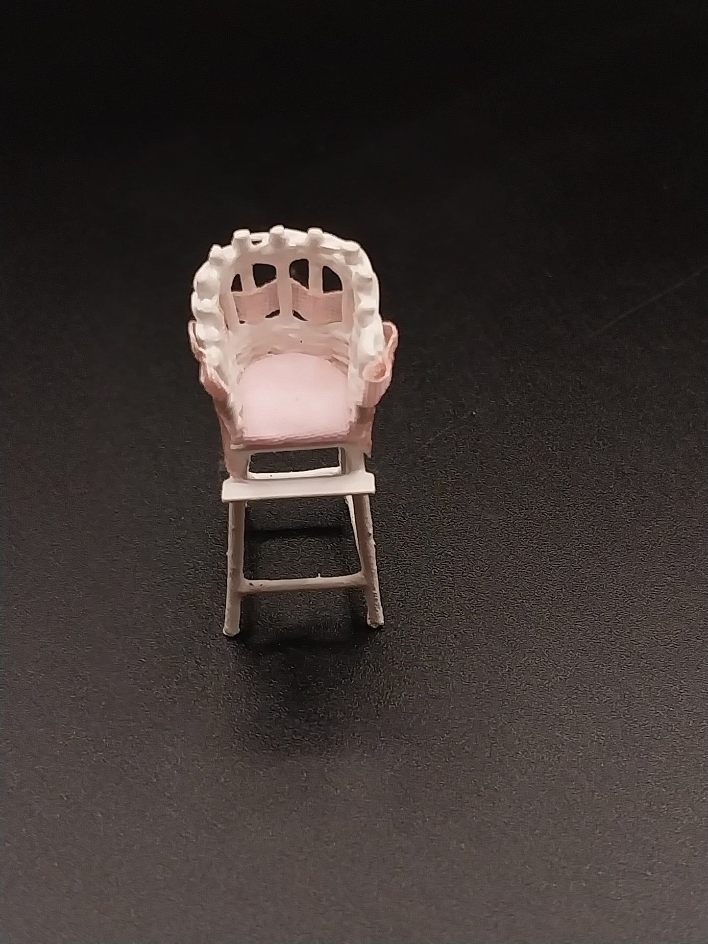 1/4" Scale Wicker High Chair, Handmade