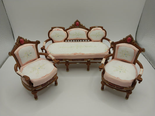 Edwardian Princess Parlor Set, 3pc