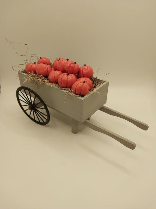 Cart Filled With Pumpkins