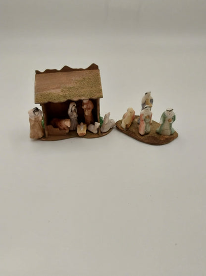 Nativity Set, Handpainted, 2 pcs