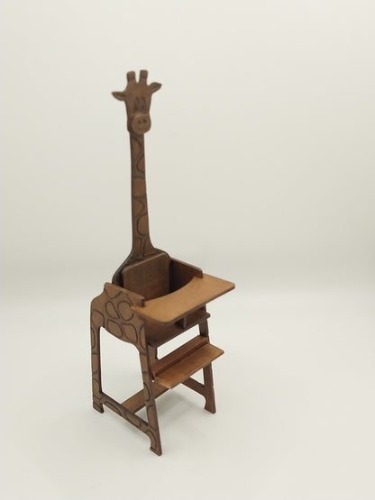 Giraffe Highchair, Handmade