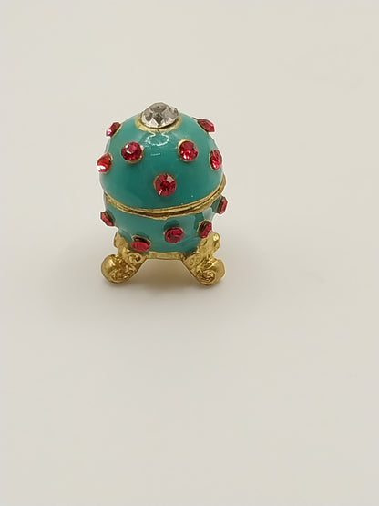 Faberge Egg on Stand with Jewels