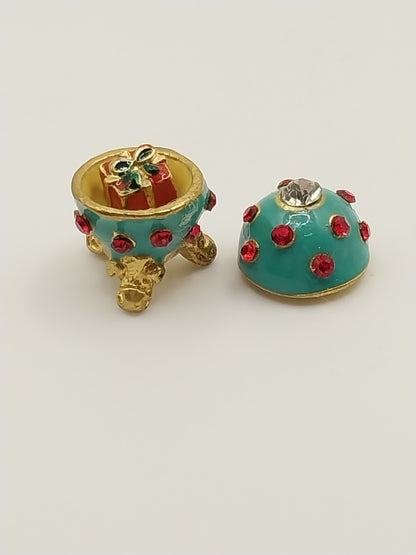 Faberge Egg on Stand with Jewels