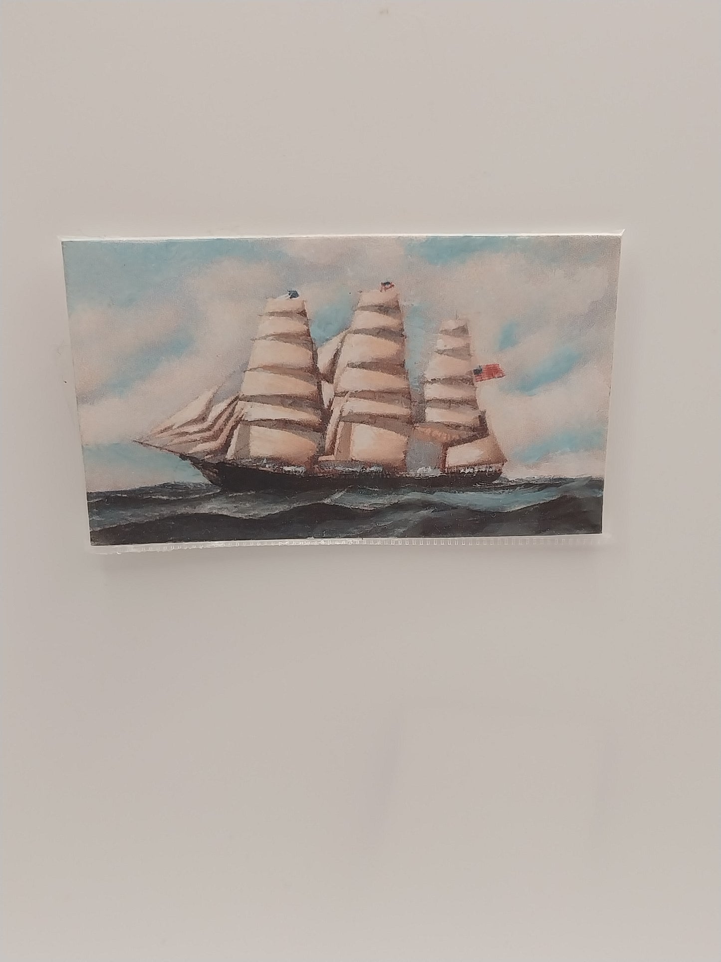 Oil Painting, American Clipper Ship, Small