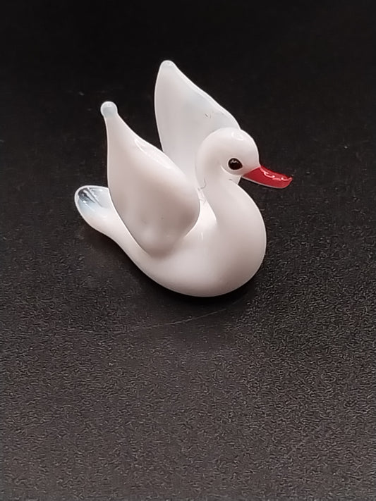 Figurine, Blown Glass, Swan